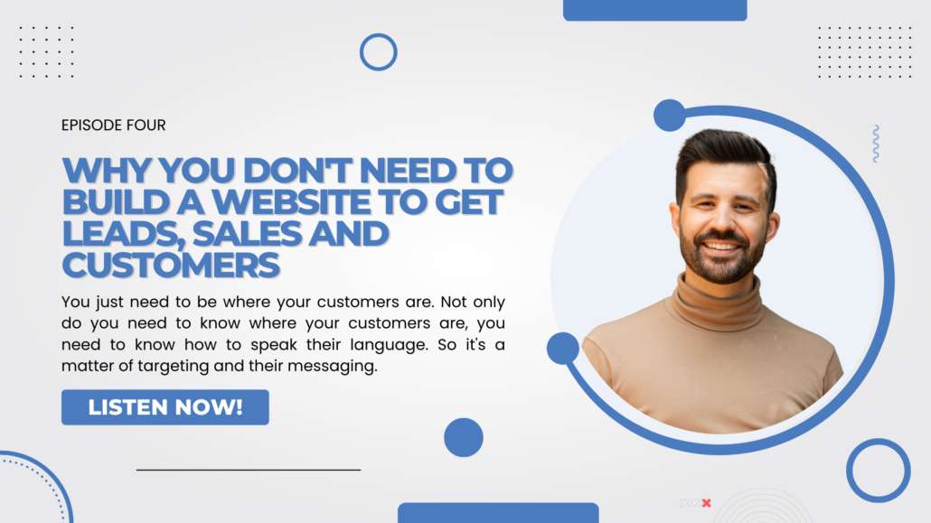 Get leads and sales without websites